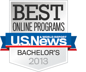 U.S. News & World Report Best Online Bachelor’s Program badge